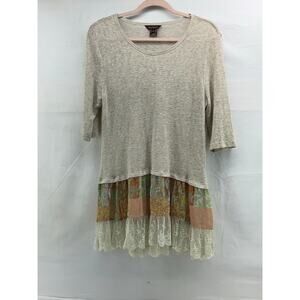 Multiples large summer sweater boho style